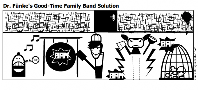 Dr. Fünke's Good-Time Family Band Solution