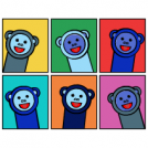 BlueSockMonkey's pop art