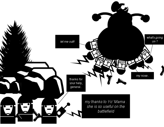 Yo' MAMA on the battlefield