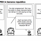 Independence of the FED in banana republico