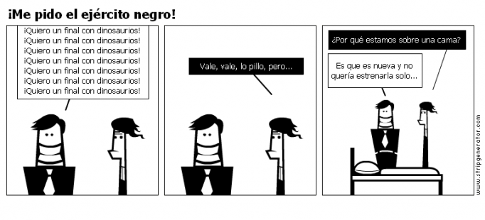 ¡Me pido el ejército negro!
