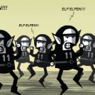De dans van elf elfen