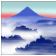 Clouded mountains