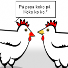 Hen talks