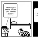 The turtle visits the doctor