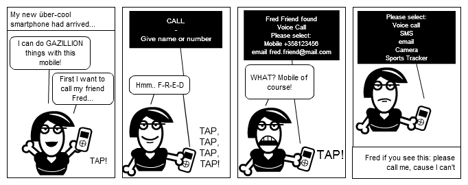 UX comic: The things you can do with your smart phone