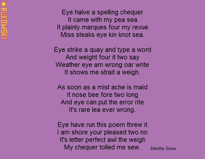 Spell Chequer