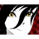 A girl with yellow eyes