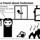 Dracula teaches a friend about hedonism