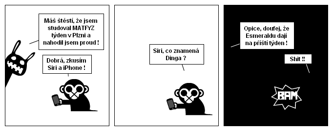 Opice a iPhone