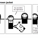 Caz and his, now, brown jacket