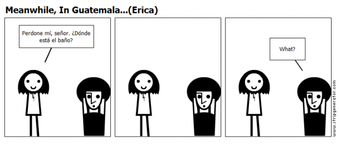 Meanwhile, In Guatemala...(Erica)