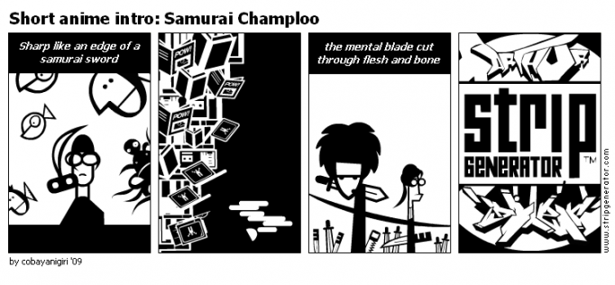 Short anime intro: Samurai Champloo