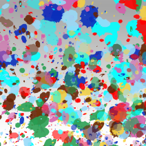 colorful splash