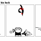He thought he'd try his luck