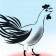 The rooster singer