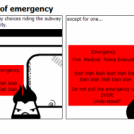 in case of emergency