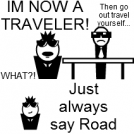IM NOW A TRAVELER!