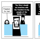 The example of freedom in Iran