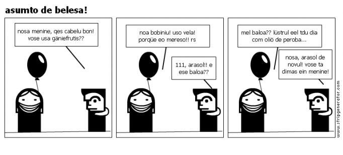 asumto de belesa!