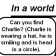 Find Charlie.
