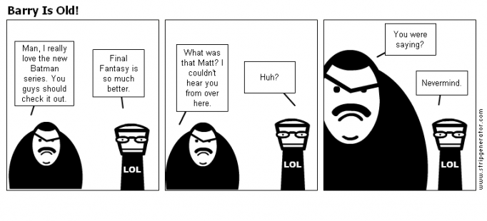 Barry Is Old!