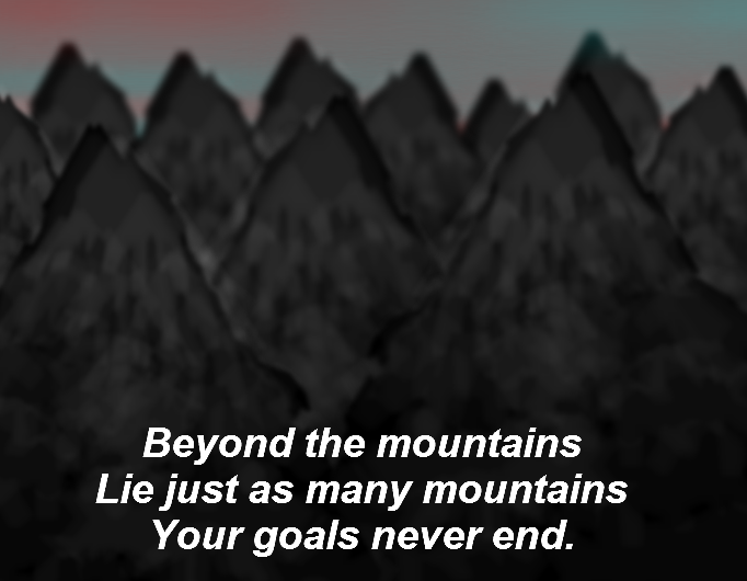 Beyond the Mountains ...