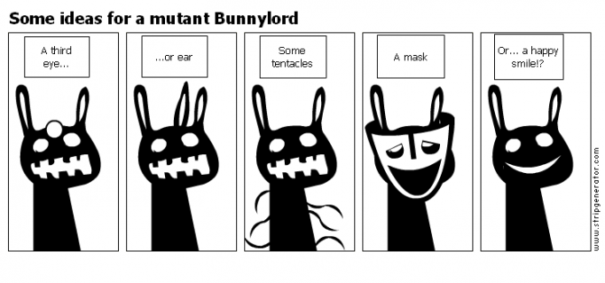Some ideas for a mutant Bunnylord