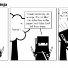 Everyday life of a Ninja
