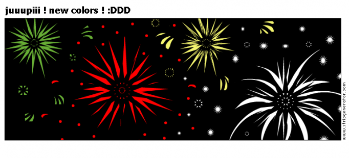 juuupiii ! new colors ! :DDD