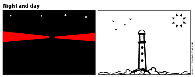 Night and day