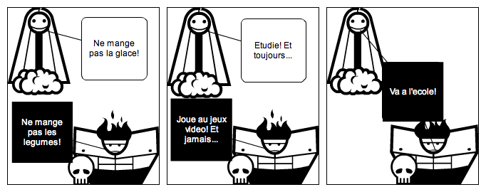 The angel and the devil (french)
