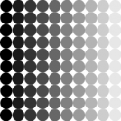 black and white