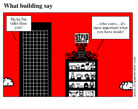 What building say