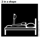 2 in a shape