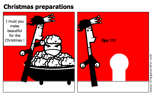 Christmas preparations