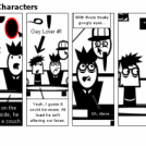 In the Minds of Strip Characters