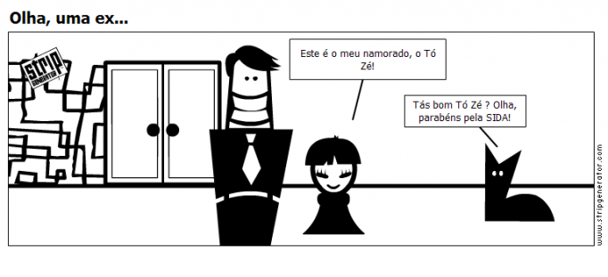 Olha, uma ex...