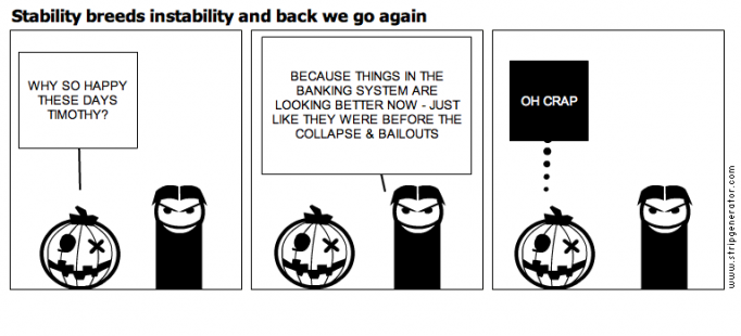 Stability breeds instability and back we go again
