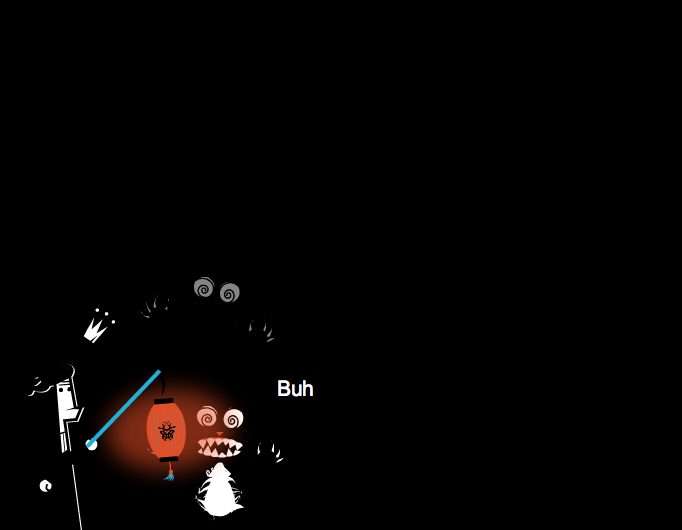 Is better at night without a lantern!