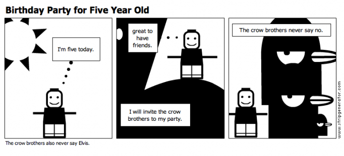 Birthday Party for Five Year Old
