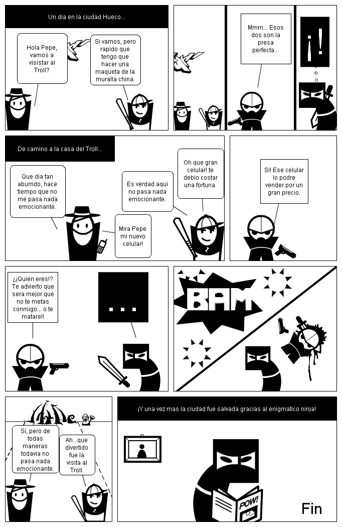 El ninja de ciudad Hueco