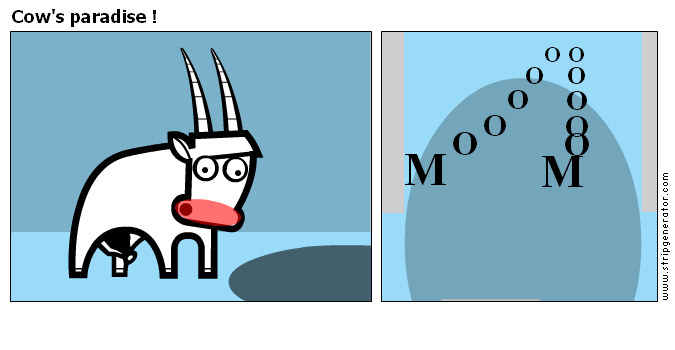 Cow's paradise !
