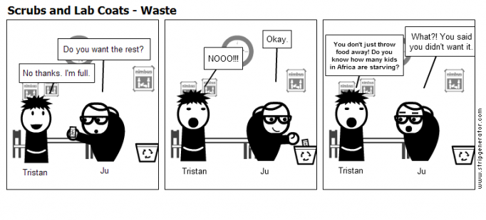 Scrubs and Lab Coats - Waste