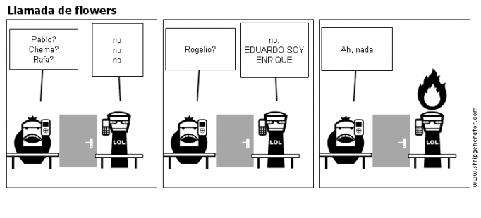 Llamada de flowers