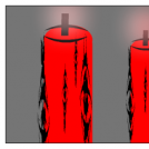 A candle for those who need it, (L)