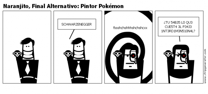 Naranjito, Final Alternativo: Pintor Pokémon