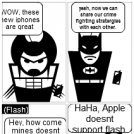 No flash is supported
