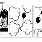 ¿Dónde van los globos?