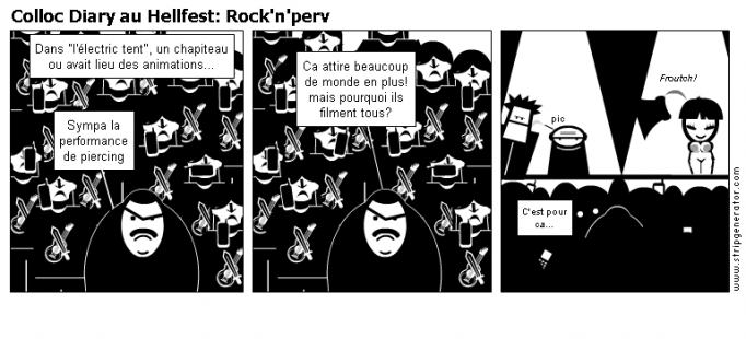 Colloc Diary au Hellfest: Rock'n'perv
